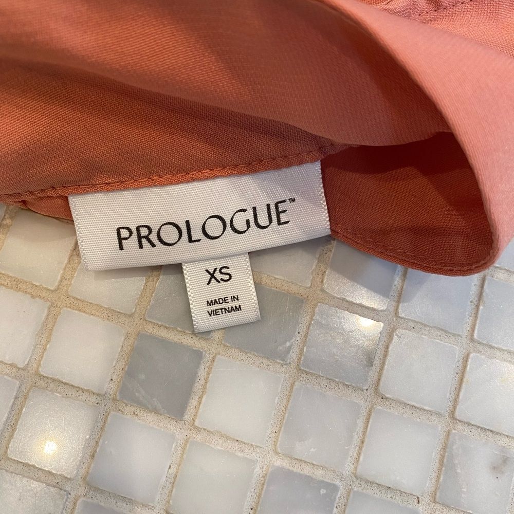 Prologue Light Orange Sleeveless Shirt NWT - Picture 2 of 6